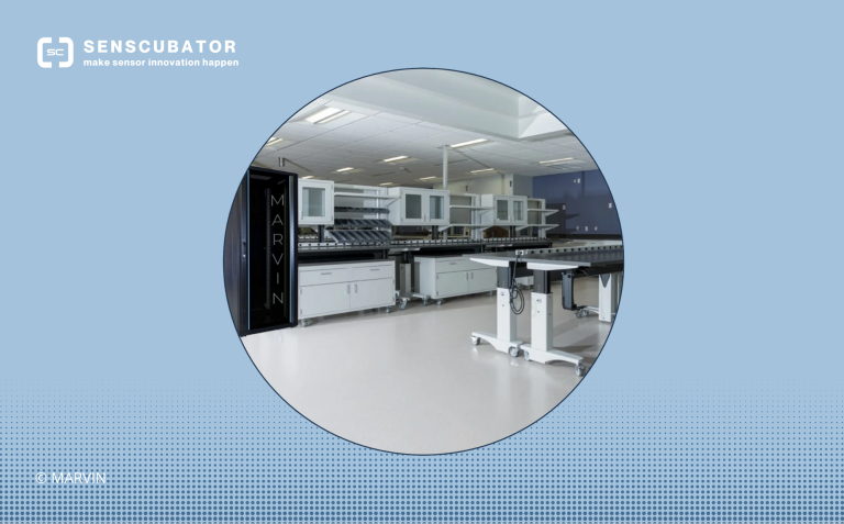 Moderne Laborausstattung in einer hellen, sauberen Umgebung.